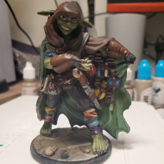 Picture of print of Potion Seller - Goblin Potion Brewer - PRESUPPORTED - 32mm Scale
