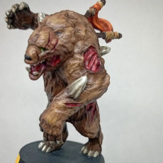 Picture of print of Zombie Bear