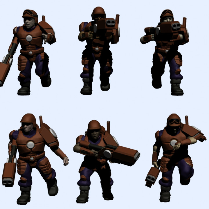 Space Communist Human Auxiliaries - Breacher Infantry Squad image