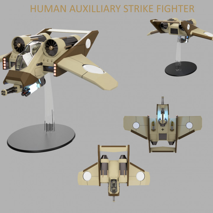 Space Communist Human Auxiliaries - Strike Fighter and Bomber image