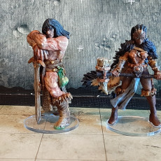 Picture of print of Barbarian Manhunter Champion
