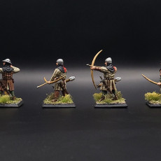 Picture of print of English Longbowmen 1