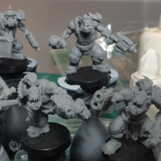 Picture of print of MrModulork's Melee/Pistol Orc Lads - Modular Kit A