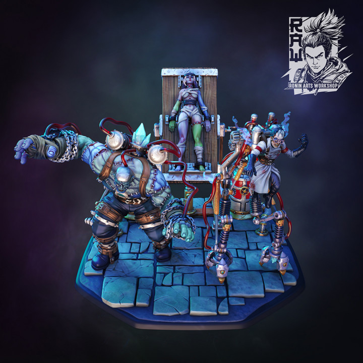 3D Printable Master Dario, Grigor, and Nenia - Frankenstein's Lab