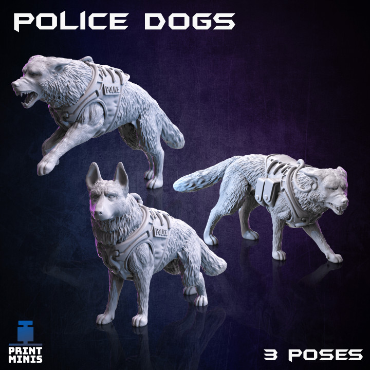Police Dogs x3 - Raid in Zadorn Collection image