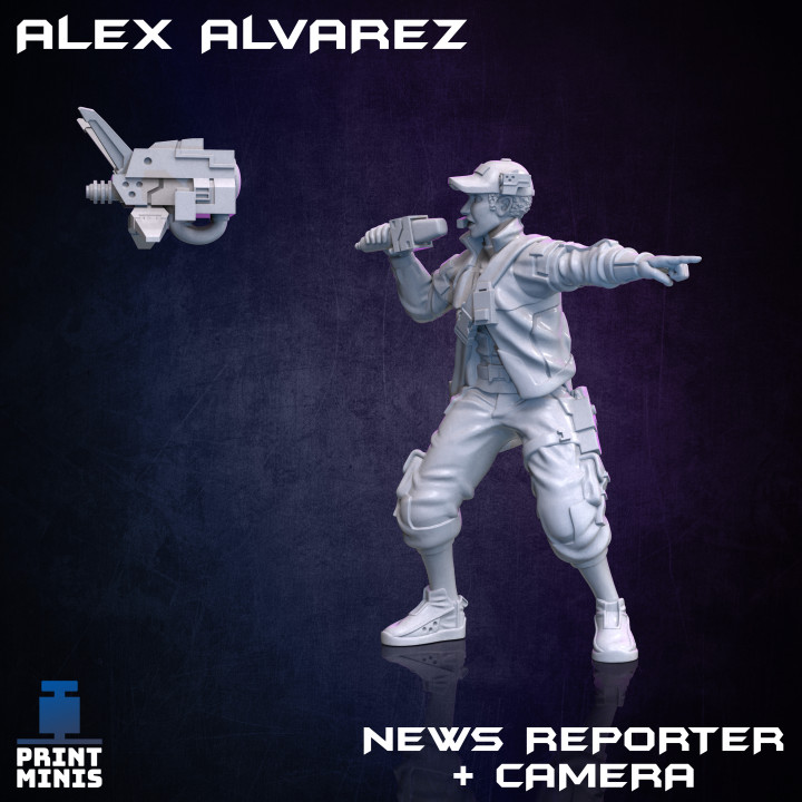 Alex Alvarez News Reporter - Raid in Zadorn Collection image