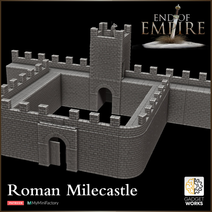 Roman Milecastle / Fort - End of Empire image