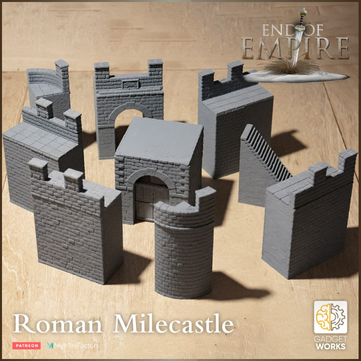 Roman Milecastle / Fort - End of Empire image