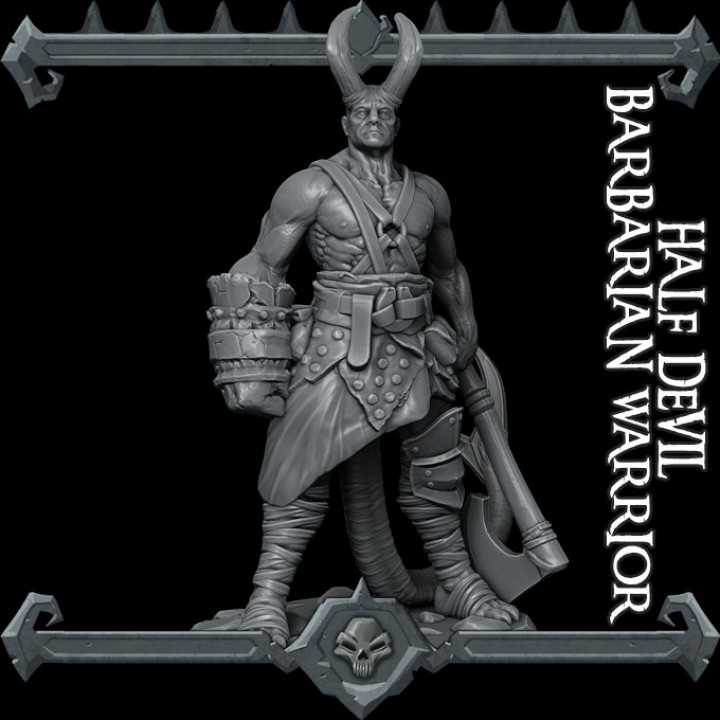 Half Devil Barbarian Warrior image