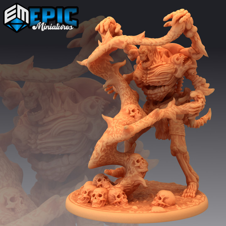 3D Printable Human Bone Golem Magic / Skeleton Giant Construct / Undead ...