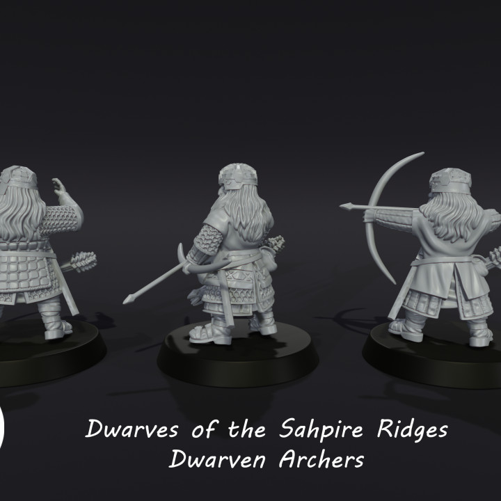 Dwarves of the Saphire Ridges Dwarven Archers image