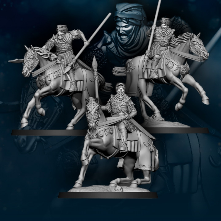 3x Snake Rider on Horse - Mounted | Snake Army | Fantasy
