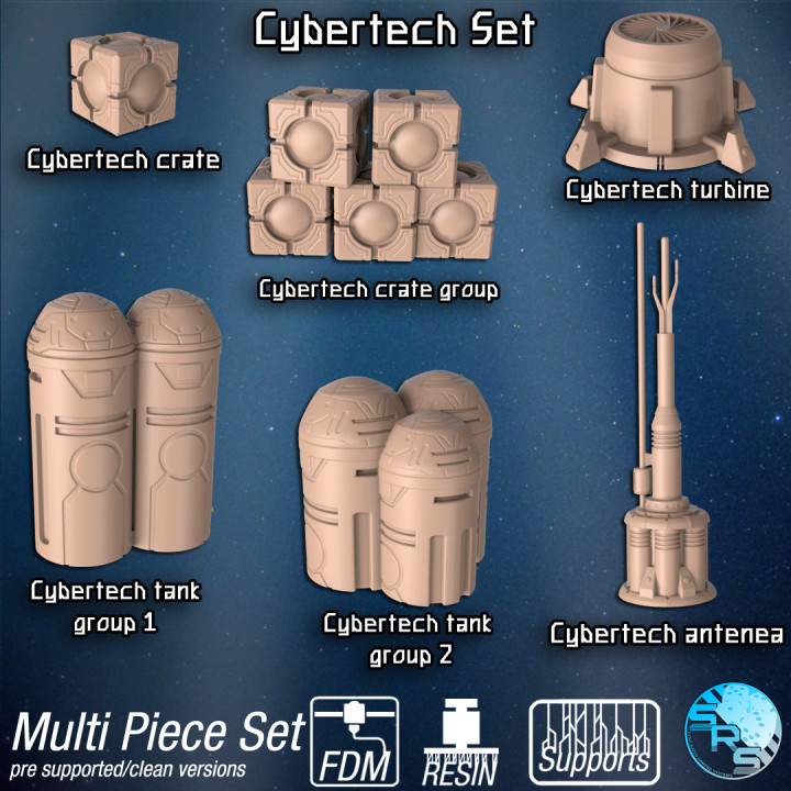 Cybertech Themed Scatter Terrain image