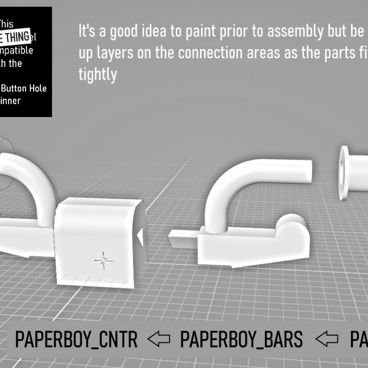 Arcade spinner Paperboy handlebars - GRS USB BHS compatible image