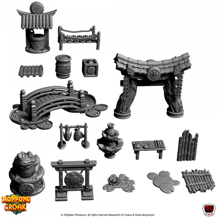 Monpong Croak props set (pre-supported) image