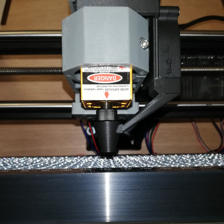 Air assist for CNC 3018 pro with radial fan image