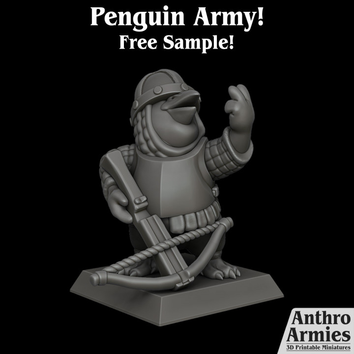 Penguin Crossbow Rude image