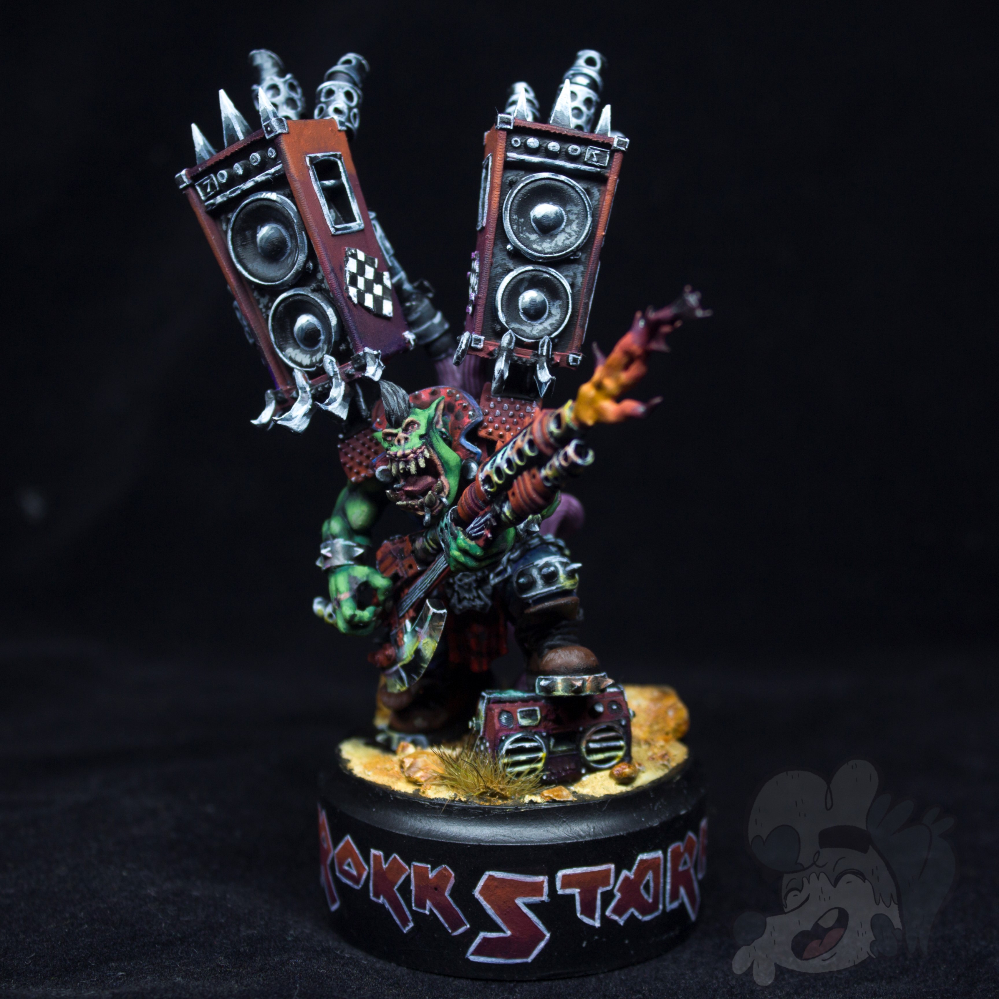 3D Print of MrModulork's Orc Rokk-Starr Modular Kit by CraftyDogminis
