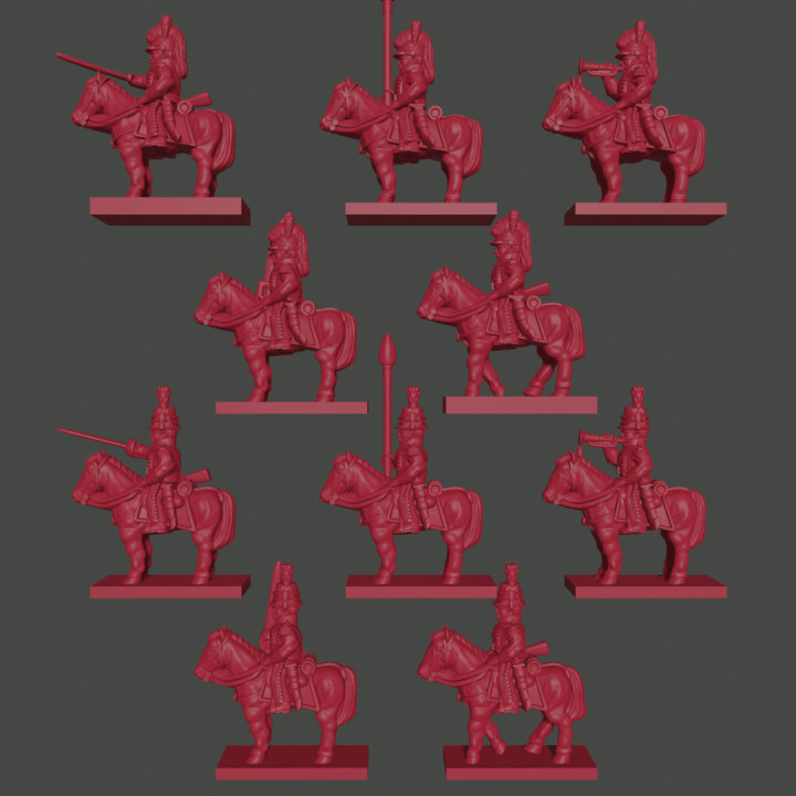 6-15mm Danish Cavalry: Rytters & Light Dragoons NAP-DA-7 image