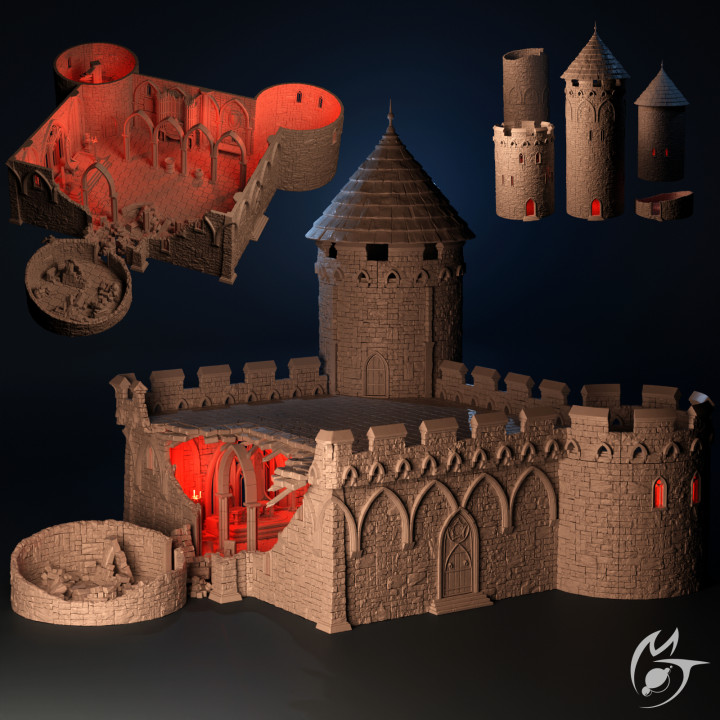 Castle Wyrthstolt - Gothic modular OpenLOCK terrain image