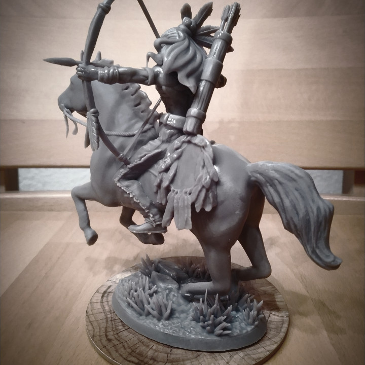 Native Fantasy Archer on Horseback image