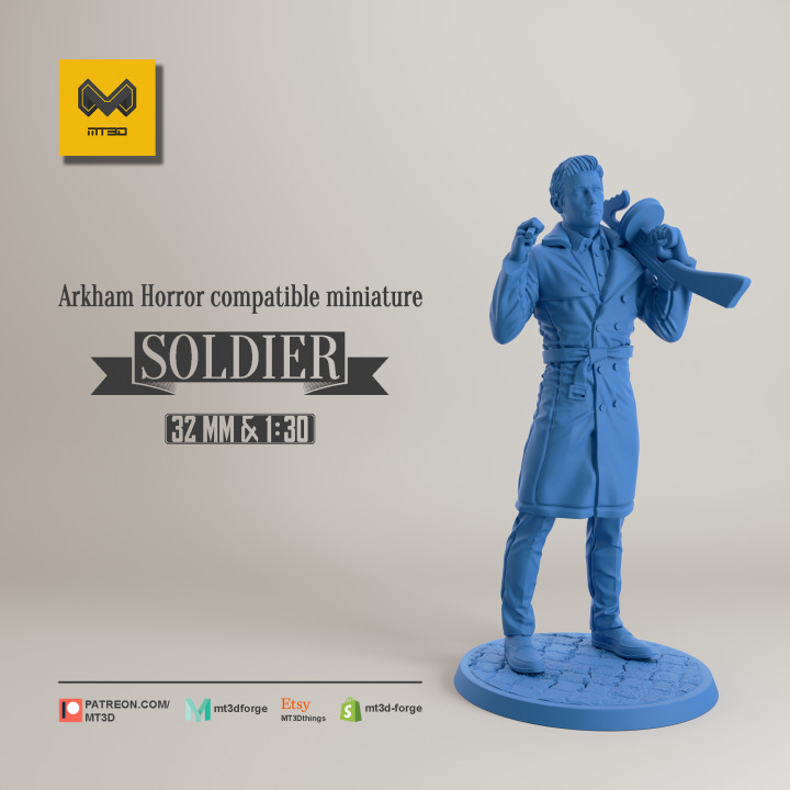 Soldier - Arkham Horror compatible image
