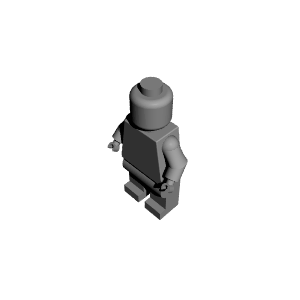 Lego Dad 3D model 3D printable