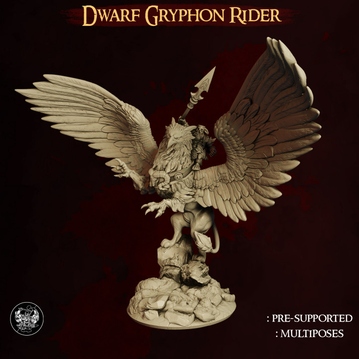 Dwarf Gryphon Rider image