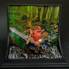 Picture of print of Dwarven King