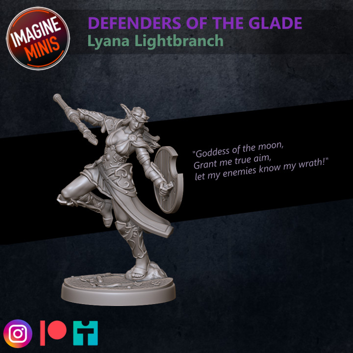 WP - Defenders Of The Glade - Lyana Lightbranch image