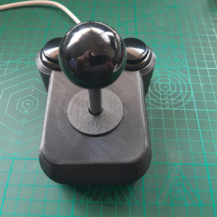 "The Wide" Retro joystick made from arcade parts image