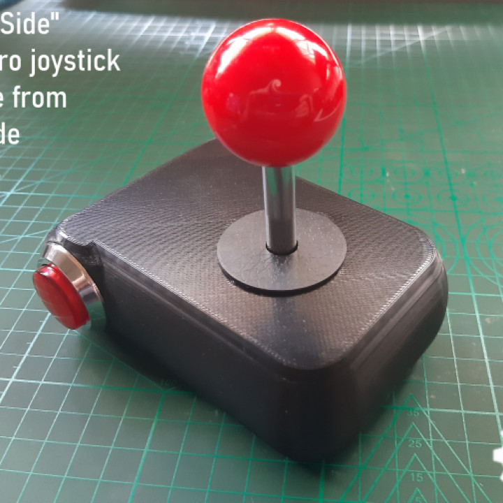 "The Side" Retro joystick made from arcade parts image