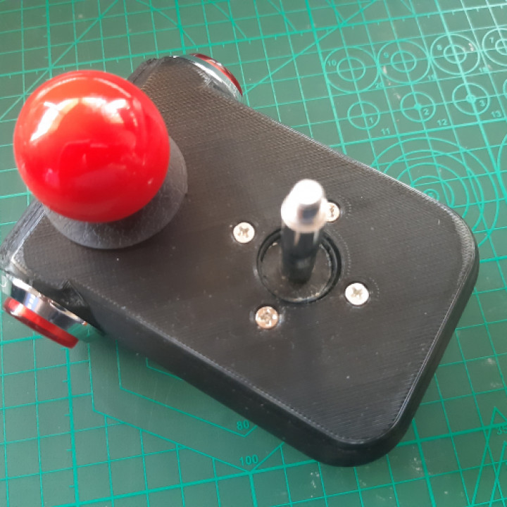 "The Side" Retro joystick made from arcade parts image
