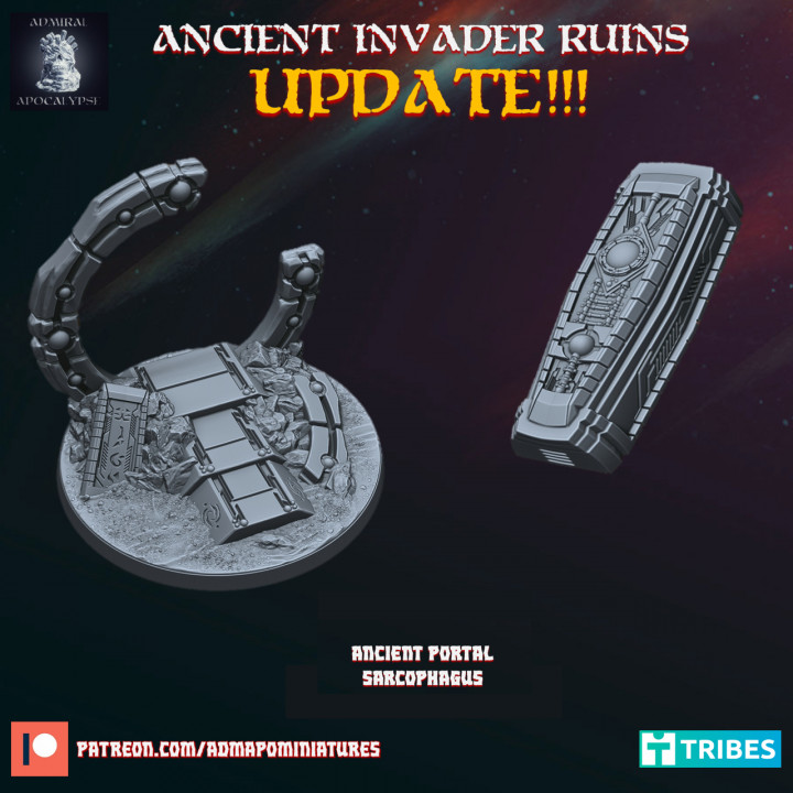 Ancient Invader Ruins Terrain (pre-supported) image