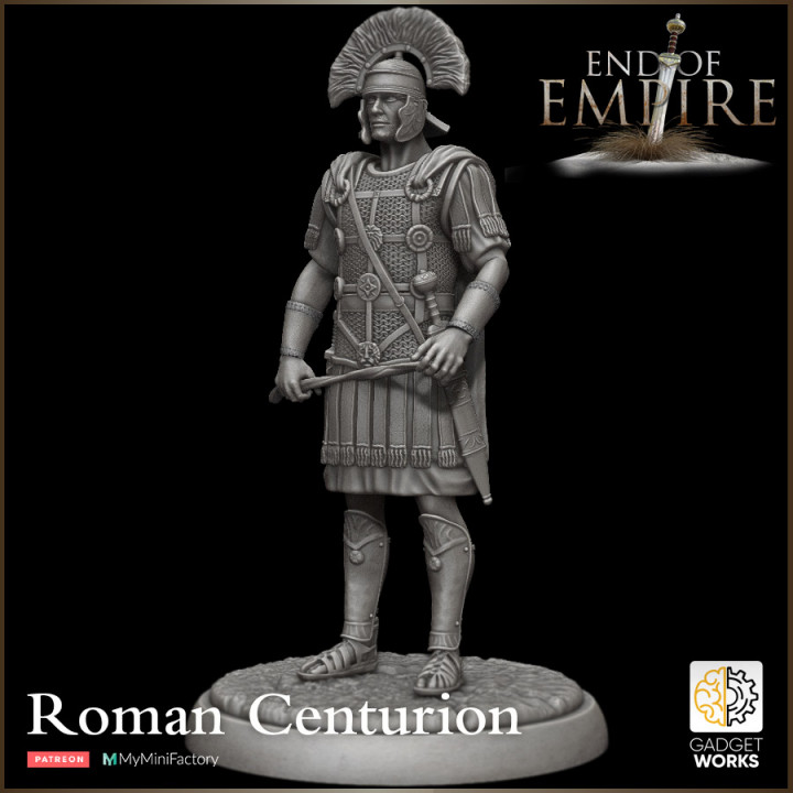 Roman Officers, Centurion and Standard - End of Empire image