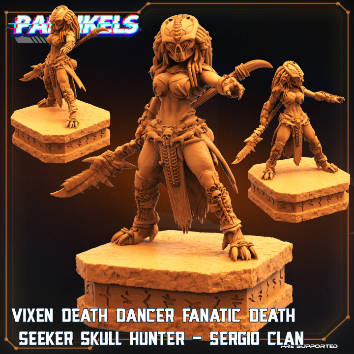 VIXEN DEATH DANCER FANATIC DEATH SEEKER SKULL HUNTER image