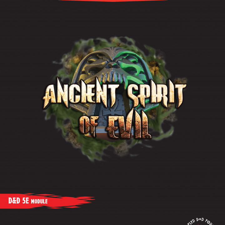 Ancient Spirit of Evil: Monster Templates, Paper miniatures & Battle Maps image