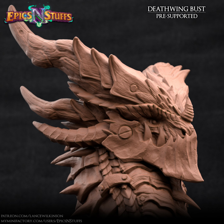 Deathwing Bust - Pre-Supported image
