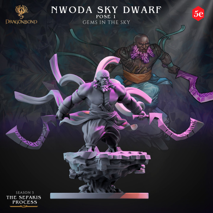 Dragonbond: Nwoda Sky Dwarves x3 Poses image
