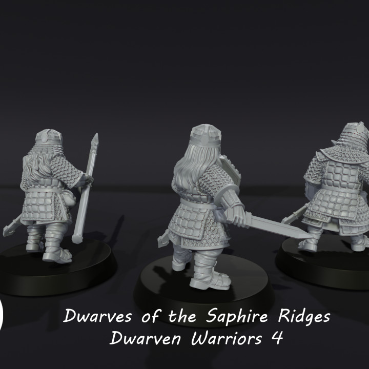 Dwarves of the Saphire Ridges Dwarf Warriors 4 image