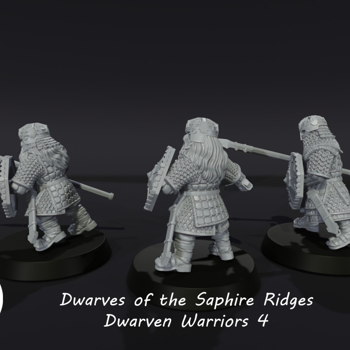 Dwarves of the Saphire Ridges Dwarf Warriors 4 image