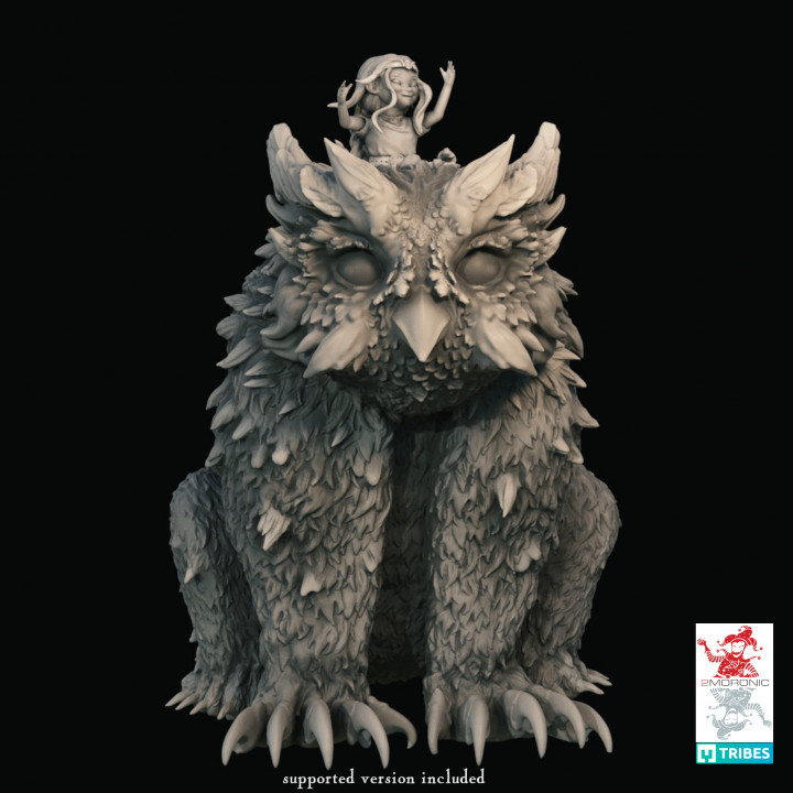 The Girl and the Owlbear image