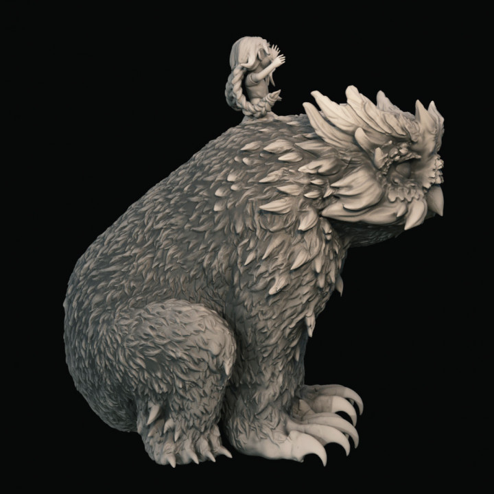 The Girl and the Owlbear image