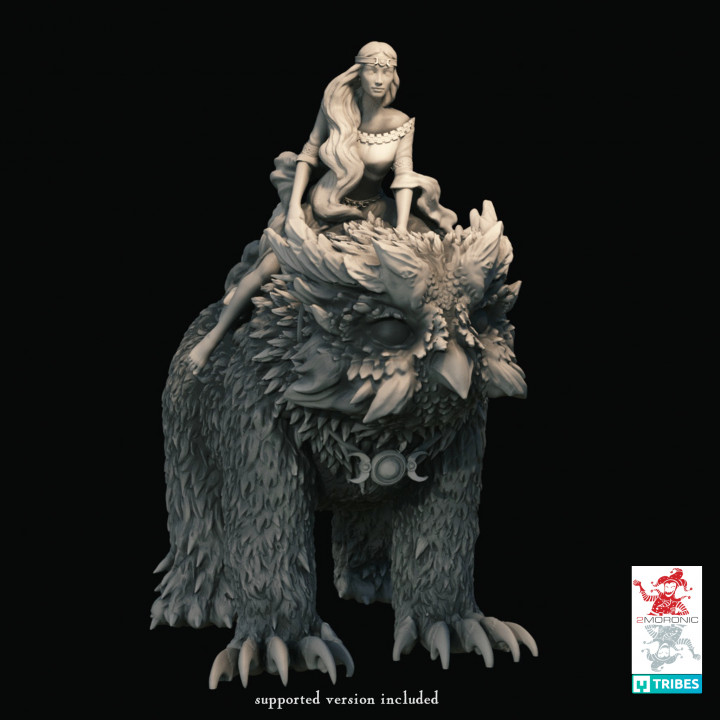 The Green Maiden and the Owlbear image