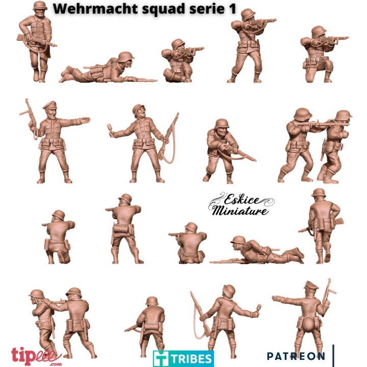 Wehrmacht squad serie 1 - 28mm image