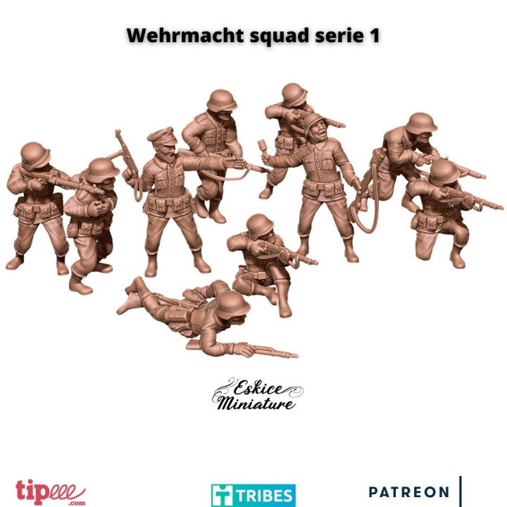 Wehrmacht squad serie 1 - 28mm image