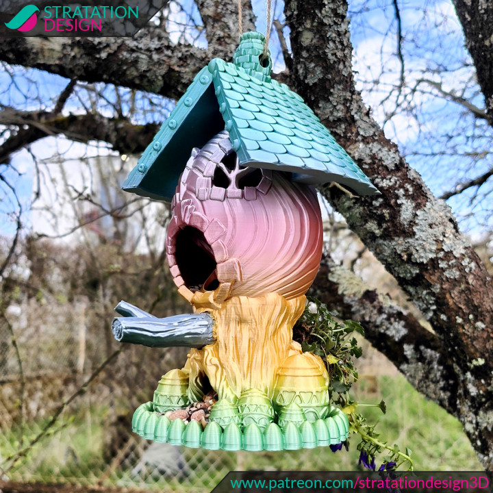 Easter Egg Birdhouse image