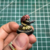 Killer rockworm with a shotgun *FREE miniature print image