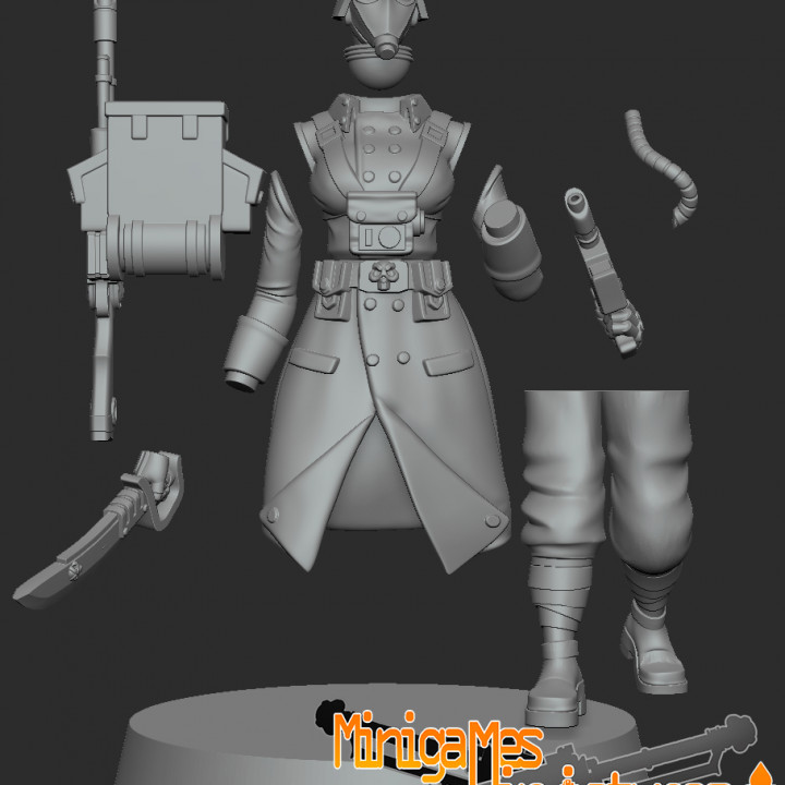 3D Printable Imperial guardsmen anime figurines (March 2022) by