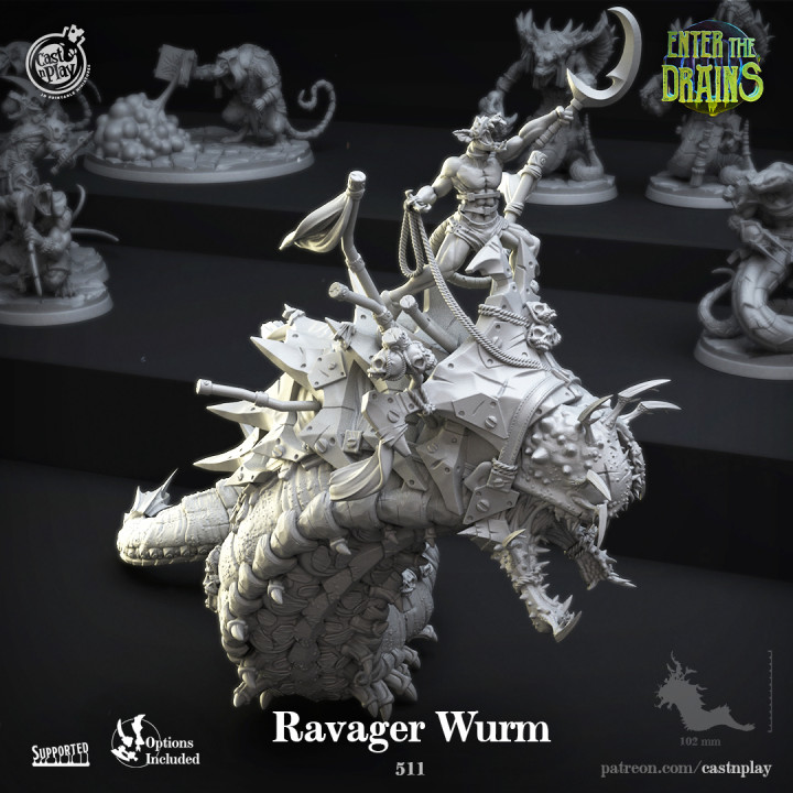 Ravager Wurm (Pre-Supported) image